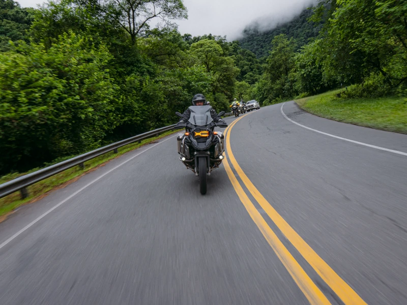 Estrada para Tafí del Valle na região tropical